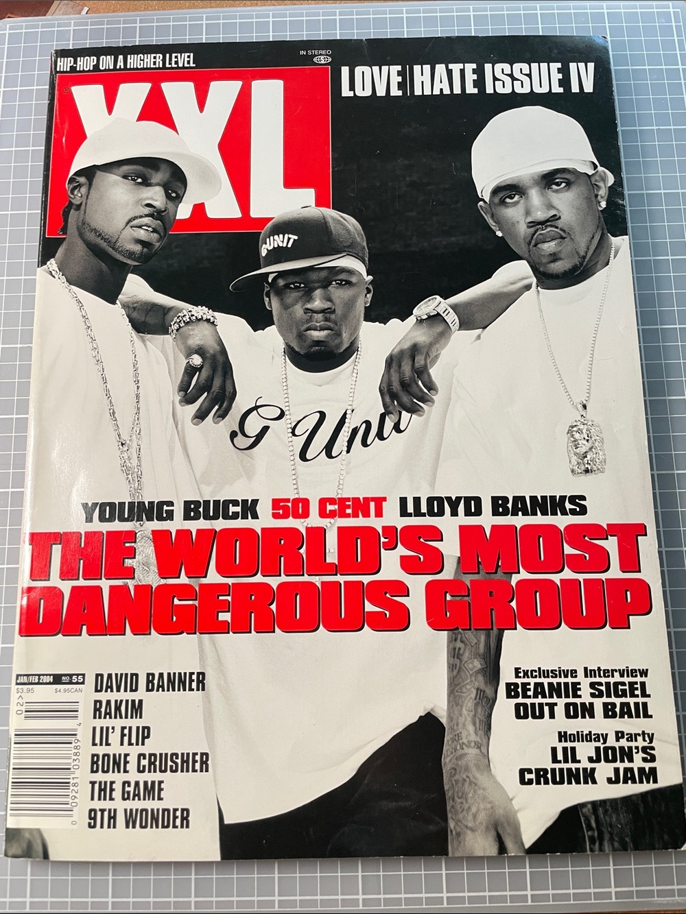 VTG Jan/Feb 2004 copy of XXL magazine Vol 8 No 1 50 Cent Young Buck Lloyd Banks